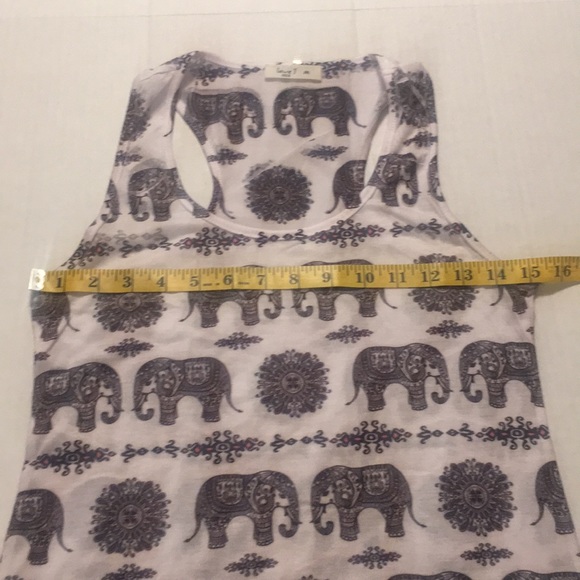 💚 Love J Elephant Print Tank Size M - Picture 3 of 5